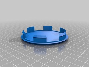 meine angepasste custom Nabendeckel Felgen Loch Stopfer automotive 3d print model - Mito3D