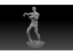 mummy creatures dd dragons dungeon dungeons miniature monster 3d print model - Mito3D