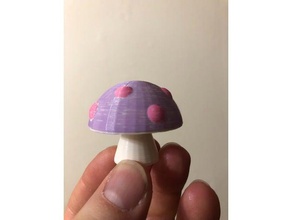 cartoon mushroom 3d print model - Mito3D