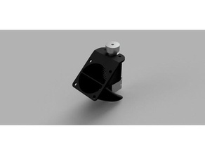 2-in-1 fan duct extruder filament cooler e3d v6 volcano mount printer parts 3d print model - Mito3D