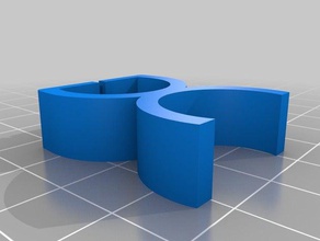 headphone cable holder ikea markus reworked v2 other clip management heaphone 3d print model - Mito3D