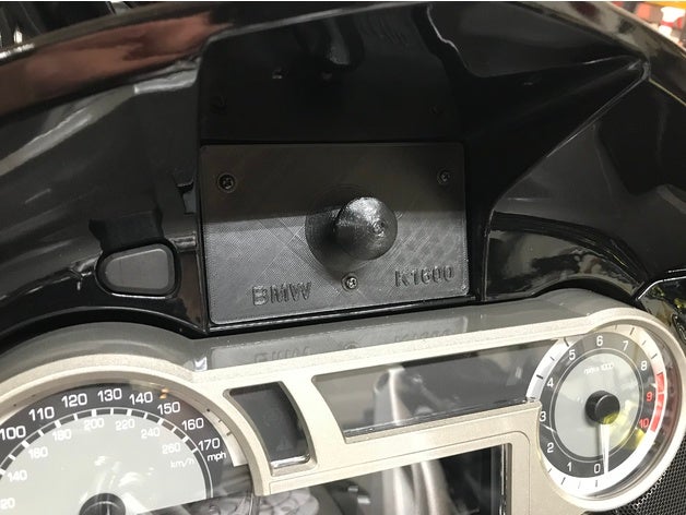quad lock tableau de bord l'adaptateur bmw k1600 l'automobile moto monte 3D print model - Mito3D