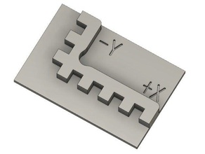 ortogonalidad de prueba cardcalibration cubo 3d la impresión pruebas 3d print model - Mito3D