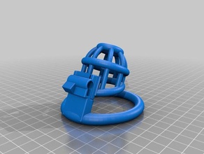 meu personalizados gaiola anel v001 outros 3d print model - Mito3D