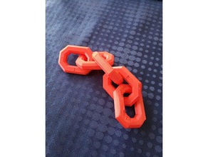 chain creator text refactored accessories openscad 3d print model - Mito3D
