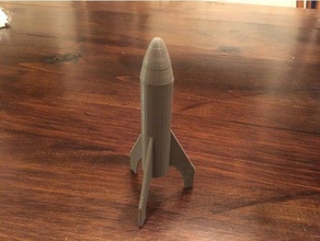 basic rocket mark 3 3d printing 3d print model - Mito3D