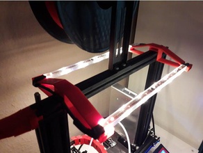 ender 3 led tiras de ikea ledberg v2 3d la impresora partes 3d print model - Mito3D