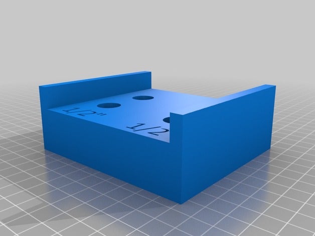 yarım inç jig araçlar matkap 3D print model - Mito3D