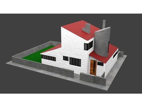aalsmeer evi binalar yapılar arquitecture ayrıntılı modern 3d print model - Mito3D