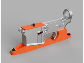 ar-15 80 lower receiver machining fixture x-carve cnc machine tools 3d print model - Mito3D