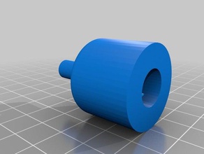cadeia de arte do prego batente 3d impressão o cad stringart 3d print model - Mito3D