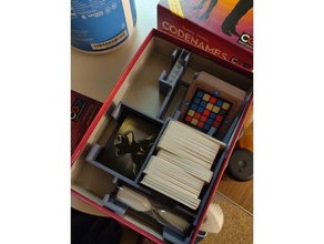 Kodenamen box-oranizer - Spielzeug Spiel Zubehör Brettspiel boardgames Brettspiel-inserts Veranstalter 3d print model - Mito3D