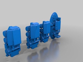 robotech fuerzas de la onu rdf ref aat50 camión conjunto juegos el tsr wargame 3d print model - Mito3D