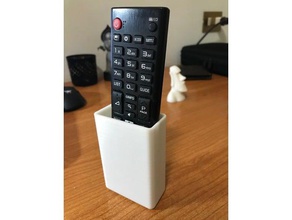 tv remote holder diy 3d print model - Mito3D