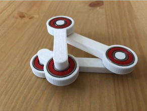 press fit linkage mechanical toys linkages pressfit 3d print model - Mito3D