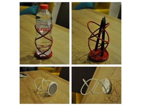 decorative item bottle holder pencil case water 3d print model - Mito3D