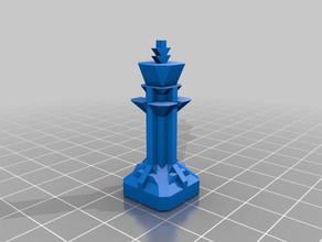 jeu d'échec magnétique morceaux château pièce d'échecs pièces pion la reine tour 3d print model - Mito3D