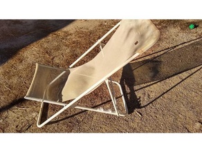 lafuma fauteuil relax de la pièce remplacement plein air jardin transat 3d print model - Mito3D