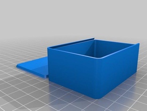 my customized parametric box sliding lid tool holders boxes 3d print model - Mito3D