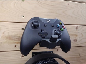 xbox un controlador de montaje en pared equipo dongle titular 3d print model - Mito3D