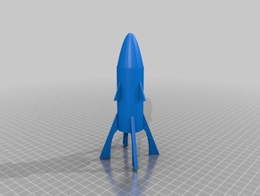 erweiterte Rakete mark 1 3 d drucken 3d print model - Mito3D