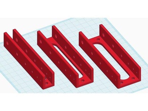 hex screwdriver rack 2020 2040 3030 3d printer accessories 3d print model - Mito3D