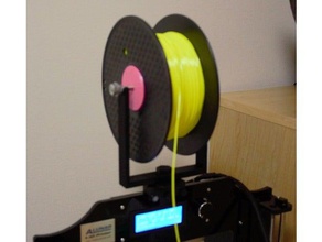 light spool holder v2 alunar m508 3d printer parts 3d print model - Mito3D