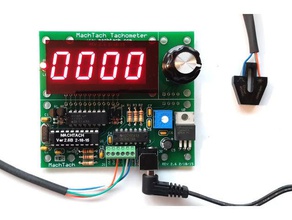 machtach machine tachometer electronics cnc tool sfm speed speedometer 3d print model - Mito3D