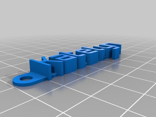 mon message personnalisé keychain organisation 3D print model - Mito3D