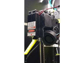 remix laser diode mount prusa i3 mk3 3d printer parts 3d print model - Mito3D