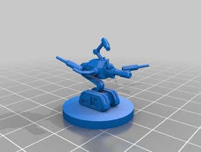 j4x-7 toy game accessories 28mm imperial assault star wars 3d print model - Mito3D