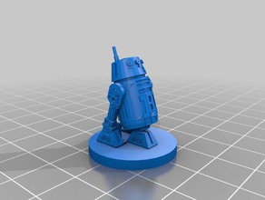 r5 astromech toy game accessories 28mm imperial assault star wars 3d print model - Mito3D