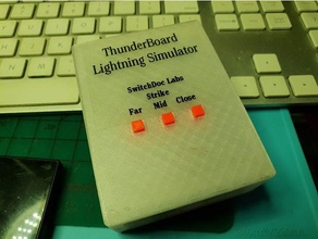 el caso de los truenos la junta simulador relámpagos electrónica sdl switchdoc laboratorios thunderboard 3d print model - Mito3D