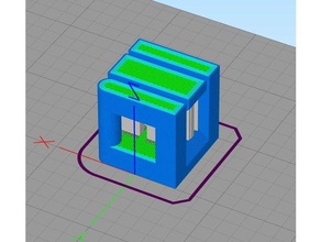 8 1 test cube 3d drucken tests Genauigkeit Brücke die Kalibrierung überhang string Unterstützung Temperatur 3d print model - Mito3D