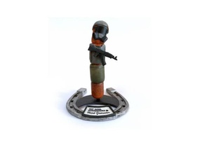 cachorro-quente ferraduras granadas de mão sosig agente vídeo jogos alimentos carne do jogo 3d print model - Mito3D