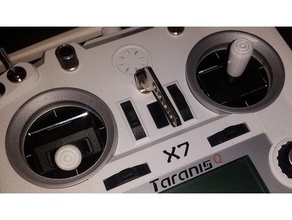 taranis x7x7s m7 vara termina rc veículos câmara de cardan frsky balancins qx7 3d print model - Mito3D