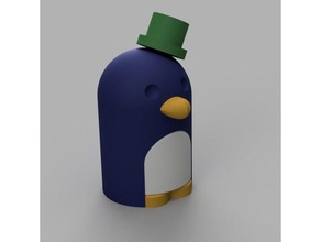quebra-cabeça do pinguim animais pinguins brinquedo 3d print model - Mito3D