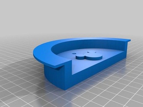 Maus-Ohr-Wand-Halter - Zubehör Ohr-Halter Ohren mickey Maus 3d print model - Mito3D