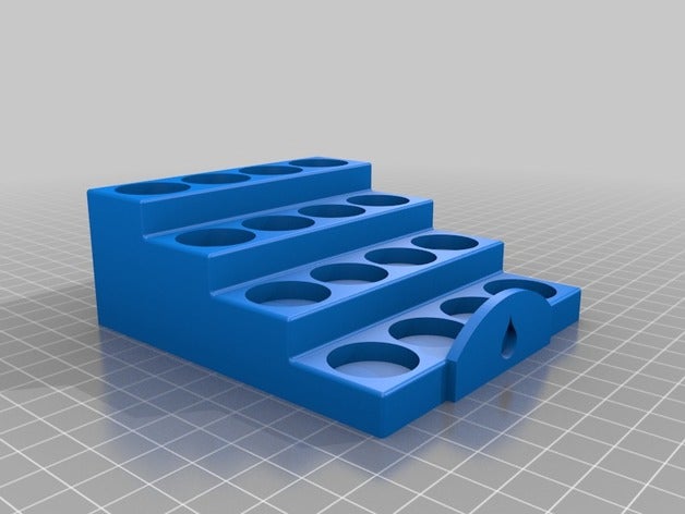 uçucu yağ rollerbottle dur organizasyon standı 3D print model - Mito3D