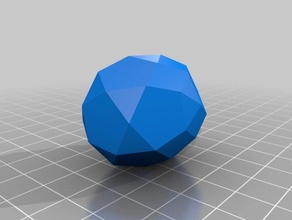 meine angepasste konvexe Polyeder math Kunst 3d print model - Mito3D