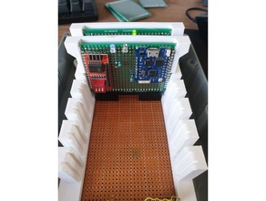 pcb slot di montaggio l'elettronica card prototipo 3d print model - Mito3D