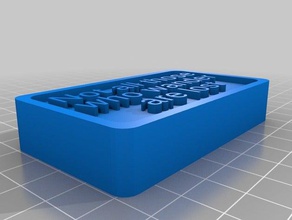 il mio personalizzata targa remix i segni loghi 3d print model - Mito3D