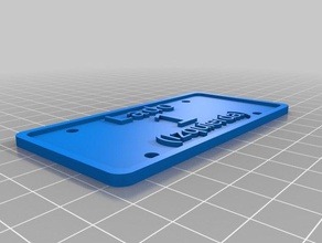 il mio personalizzata targa i segni loghi 3d print model - Mito3D