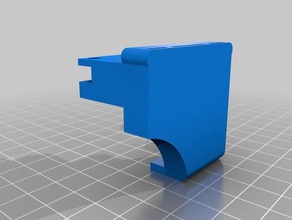 railcore ii ultralight fan mount 3d printer parts railcore2 3d print model - Mito3D