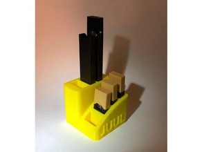 juul style vape stand containers ecig ecigarette 3d print model - Mito3D