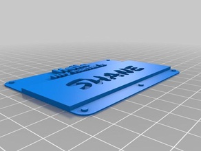 il mio personalizzati ciao etichetta con nome ufficio 3d print model - Mito3D