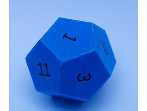 customizable dodecahedron dice other 3d print model - Mito3D