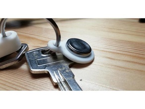 dallas ibutton Schlüssel domofon Haushalt Tür home Gegensprechanlage intercom-Taste keychain lock rfid ring 3d print model - Mito3D