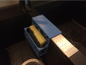 borbulhante spongeholder a cozinha jantar secador pia titular esponja 3d print model - Mito3D