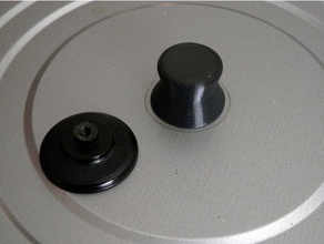 pan lid knob m6 threaded remix kitchen dining kitchenware knobs pot 3d print model - Mito3D